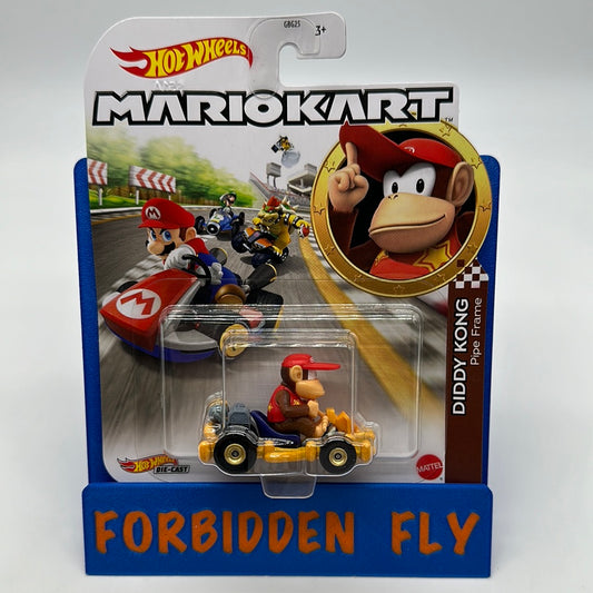 Hot Wheels Mario Kart - Character Kart - Diddy Kong and Pipe Frame