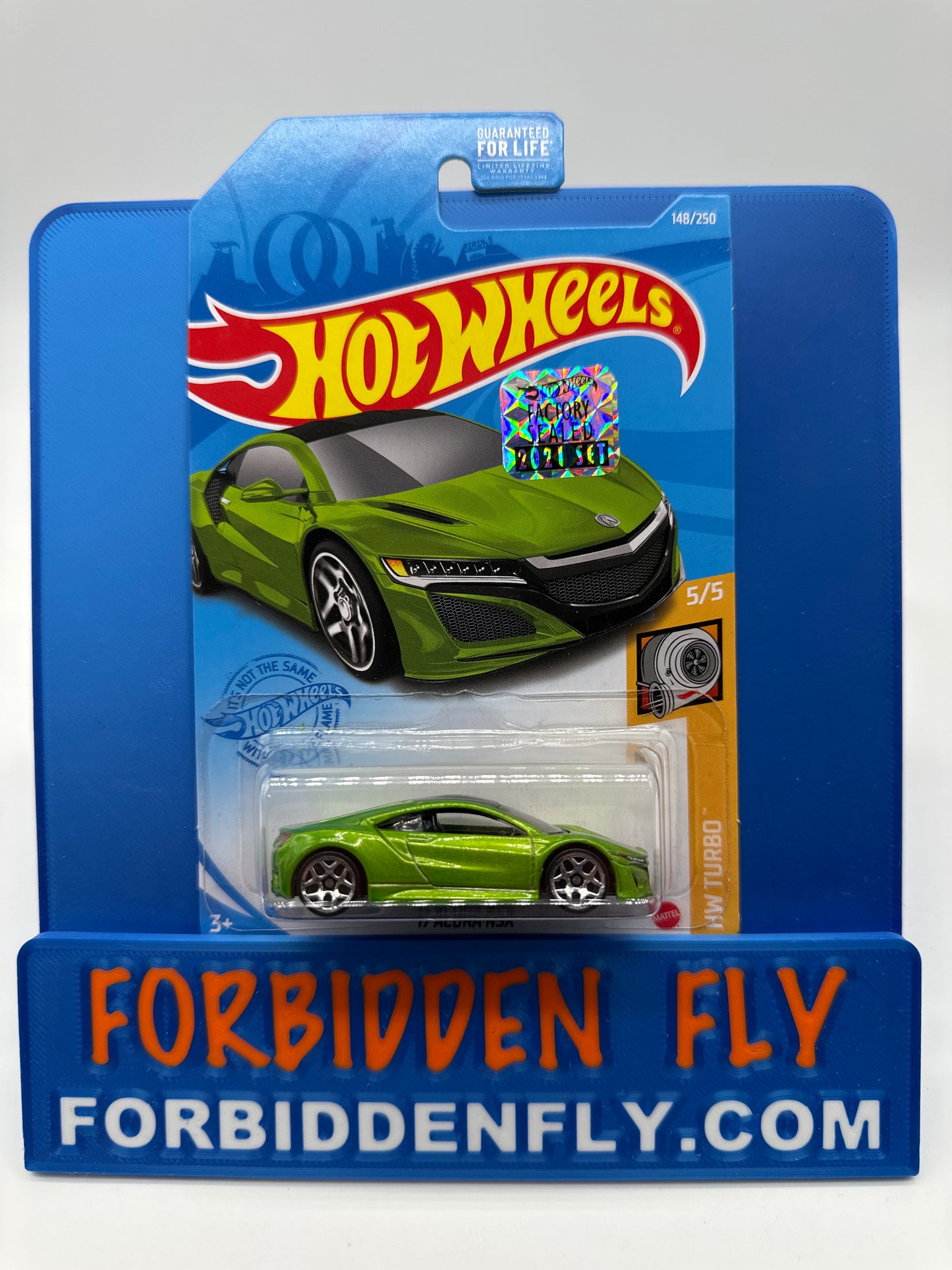 Hot Wheels Mainline - 2021 Factory Sticker - HW Turbo - ‘17 Acura NSX - Green