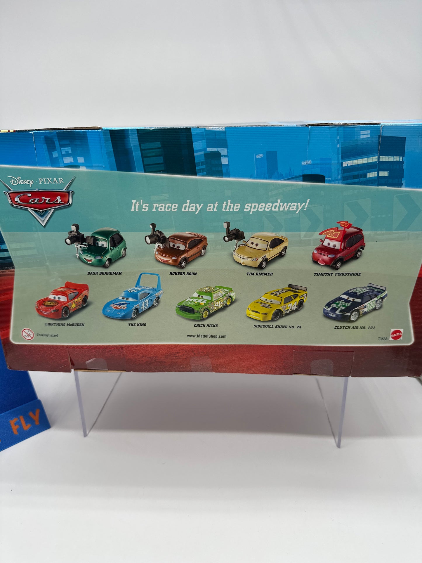 Disney Pixar Cars Movie - Target Exclusive Piston Cup Nights Series - Speedway 9 Pack Set w/ Four Exclusive Vesicles