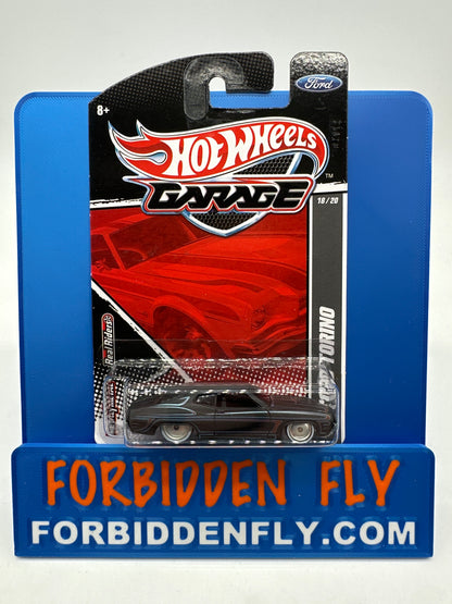 Hot Wheels Premium - HW Garage Series (Ford) - Matte Black ‘70 Ford Torino (#18/20)