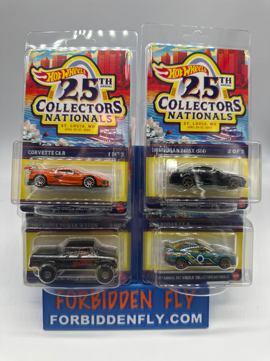 Hot Wheels 25th Annual Collector’s Nationals Convention - 2025 St. Louis, MO - Complete Set Of 4