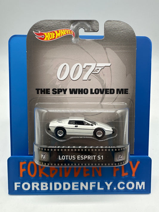 Hot Wheels 2015 Retro Entertainment Premium Single - 007 James Bond - The Spy Who Loved Me Lotus Esprit S1 (Movie Reel Packaging)