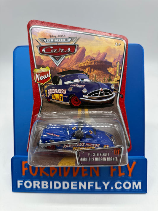 Disney Pixar Cars Movie - World of Cars - Pit Crew Member Fabulous Hudson Hornet (with Headset)