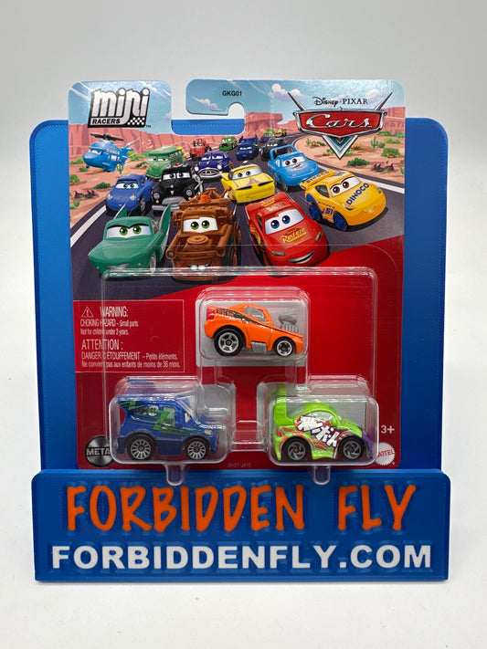 Disney Pixar Cars Movie - 2025 Metal Mini Racers Tuners 3 Pack - Snot Rod, DJ, Wingo