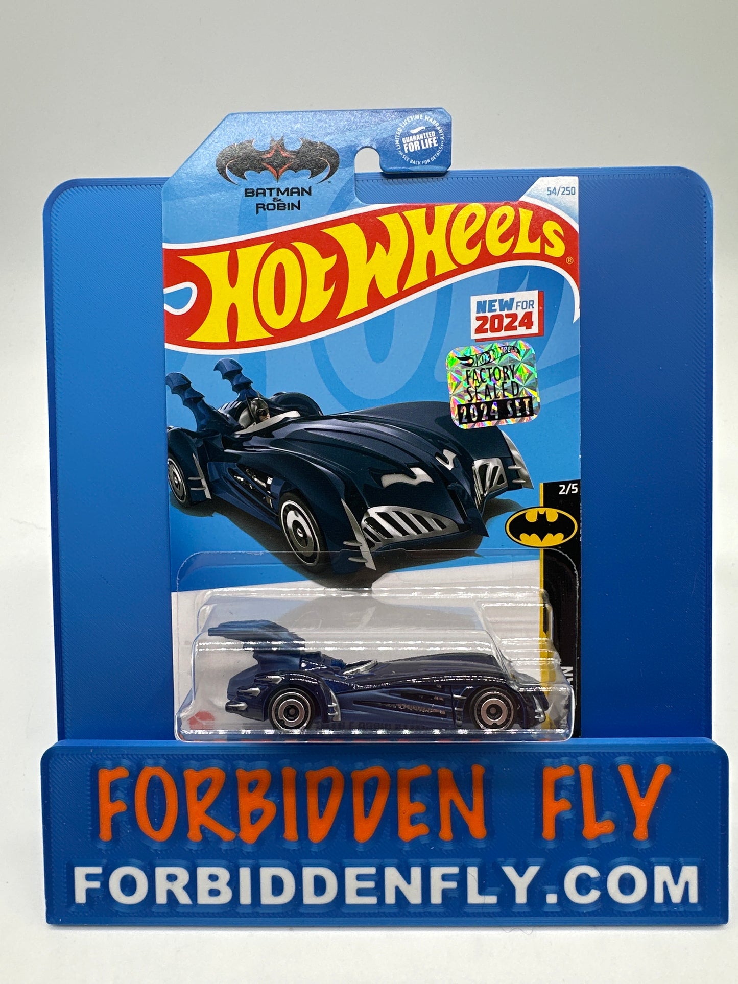 Hot Wheels Mainline - Factory Stickered 2024 - Batman & Robin Batmobile - Lot Of 2