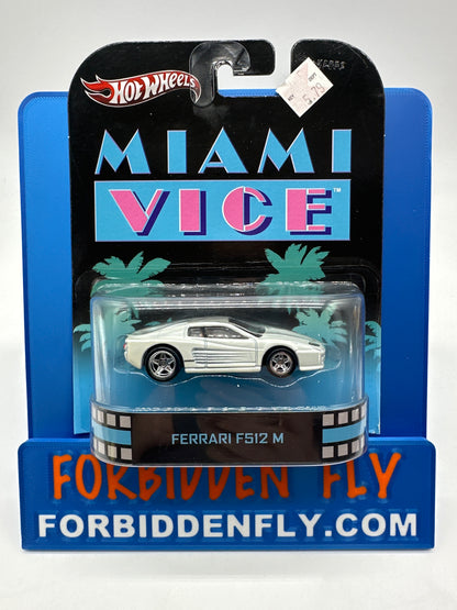 Hot Wheels 2013 Retro Entertainment Premium Single - Miami Vice - Ferrari F512 M (Movie Reel Packaging)