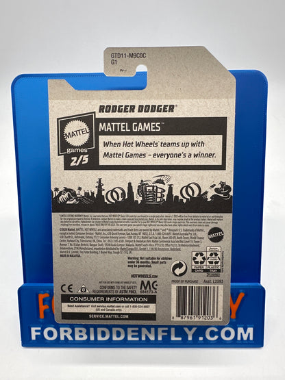 Hot Wheels Super Treasure Hunt - 2021 C Case - (Magic 8 Ball) Rodger Dodger - Super Treasure Hunt TH Version