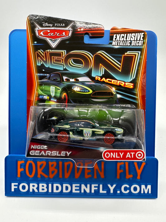 Disney Pixar Cars Movie - Target Exclusive Metallic Deco Neon Racers Series - Nigel Gearsley