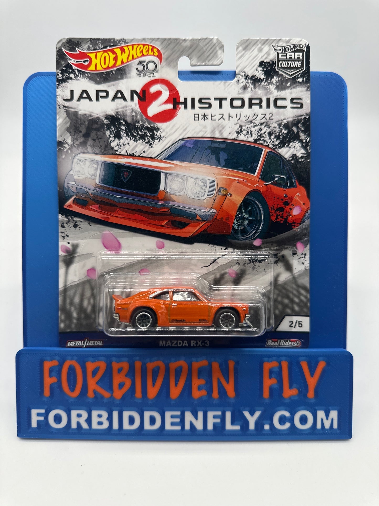 Hot Wheels Car Culture Premium - Japan Historics 2 (JH2) Series Single - #2/5 - Mazda RX-3