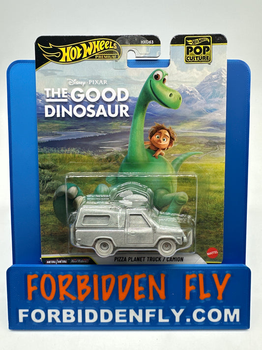 Hot Wheels Premium - Pop Culture 2026 Mix S Single - The Good Dinosaur Pizza Planet Truck (Silver)