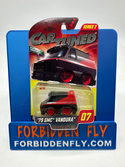 CarTuned - Walgreens Exclusive - Series 2 - #7 - Black & Red (A-Team Style) ‘79 GMC Vandura