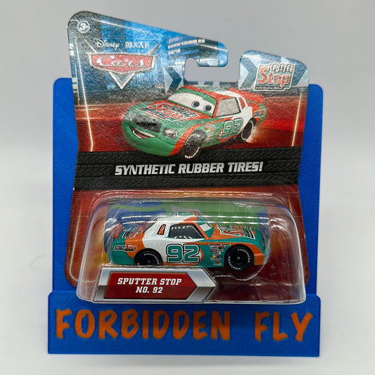 Disney Pixar Cars Movie - Piston Cup Racer w/ Synthetic Rubber Tires #92 Sputter Stop