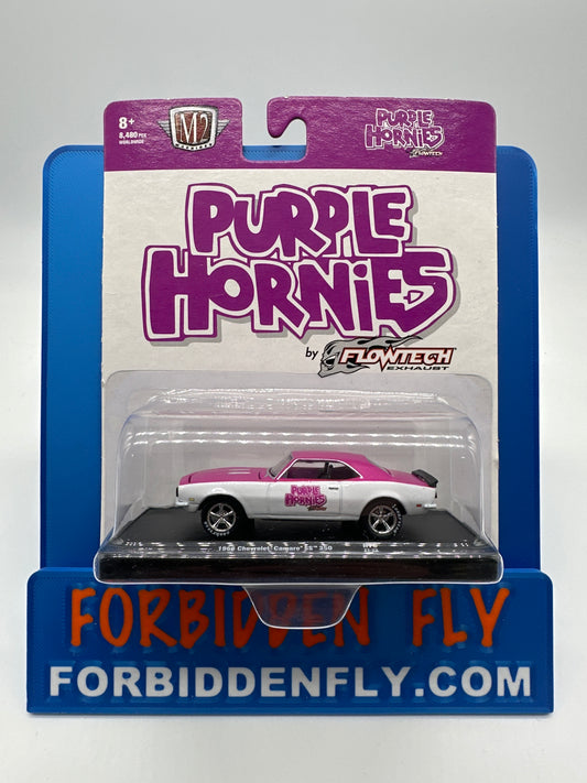 M2 Machines Auto Drivers - R76 - Purple Hornies 1968 Chevrolet Camaro SS 350