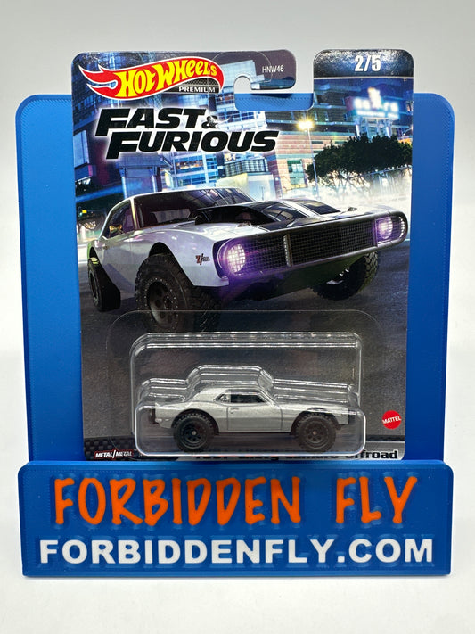 Hot Wheels Premium - Retro Entertainment Fast & Furious 2023 Mix A Single - #2/5 - 1967 Chevy Camaro Offroad
