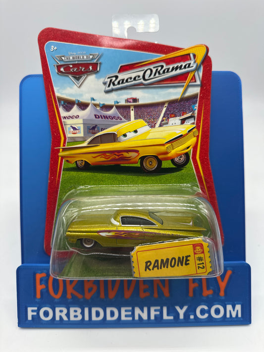 Disney Pixar Cars Movie - Race O Rama - Yellow Ramone