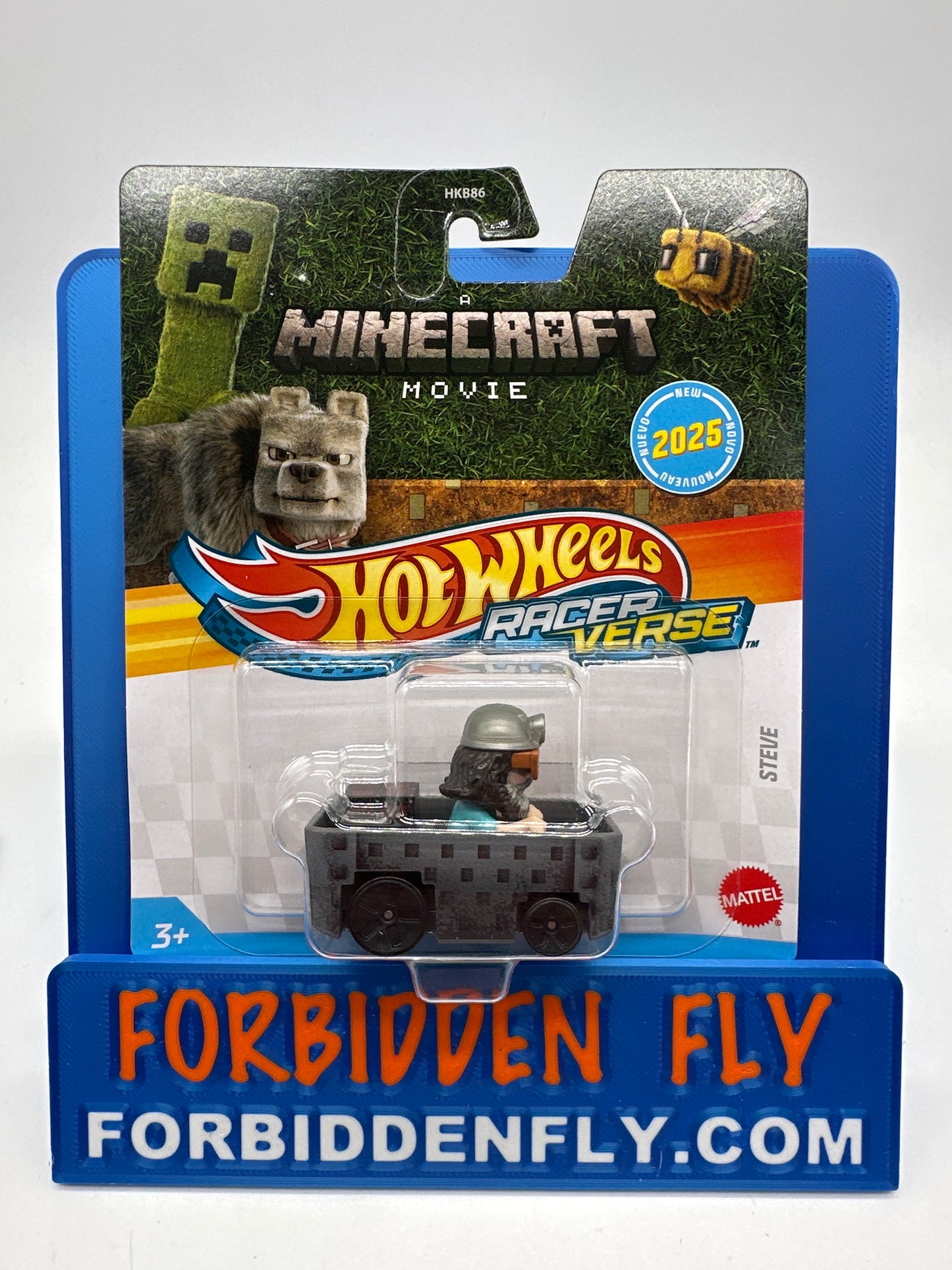 Hot Wheels - 2025 Racer Verse - Minecraft Movie Series - Steve