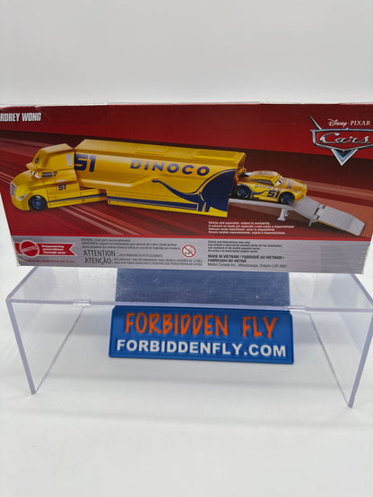 Disney Pixar Cars Movie - Cardrey Wong Hauler (Cruz Ramirez Dinoco #51)