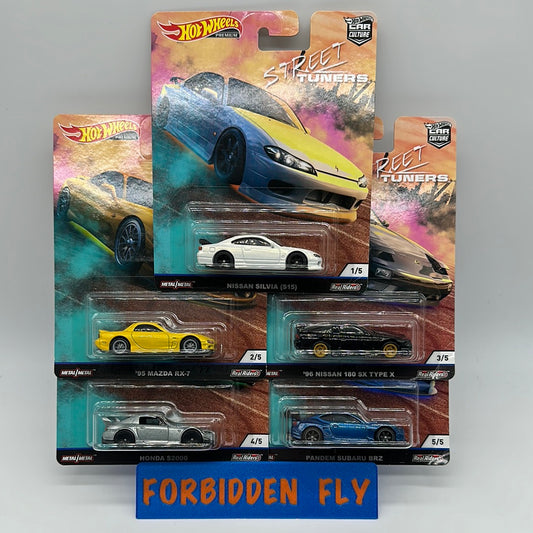 Hot Wheels Car Culture - Street Tuners Premium Set of 5