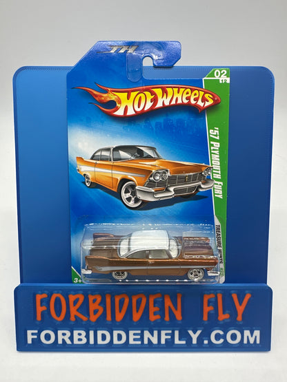 Hot Wheels Super Treasure Hunt - 2009 H Case - ‘57 Plymouth Fury