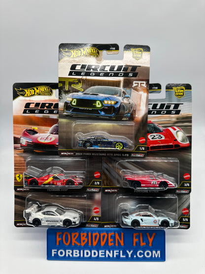 Hot Wheels Car Culture 2025 - Circuit Legends Premium Set of 5
