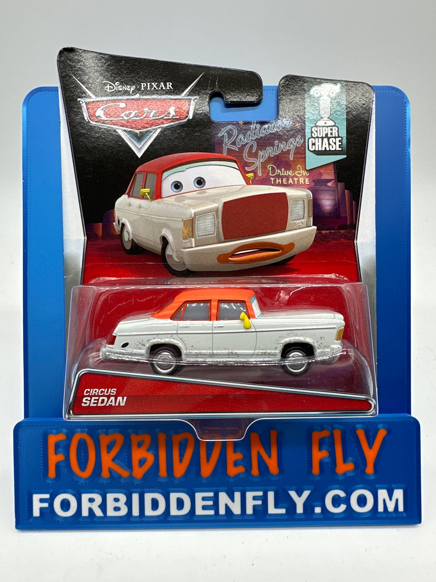 Disney Pixar Cars Movie - Super Chase - Circus Sedan