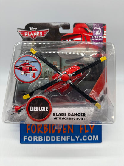 Disney Pixar Planes Movie - Chops Night Series - Deluxe Size Blade Ranger with Working Hoist