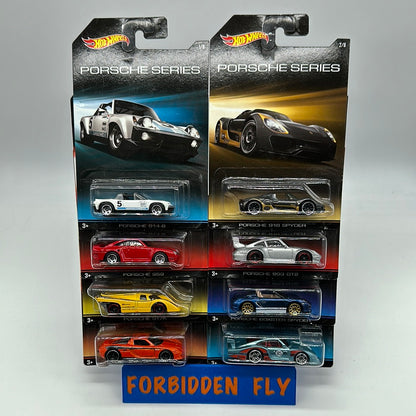 Hot Wheels - Walmart Exclusive 2015 Porsche Series - Complete Set of 8