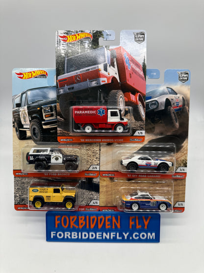 Hot Wheels Car Culture - Wild Terrain Premium Set of 5