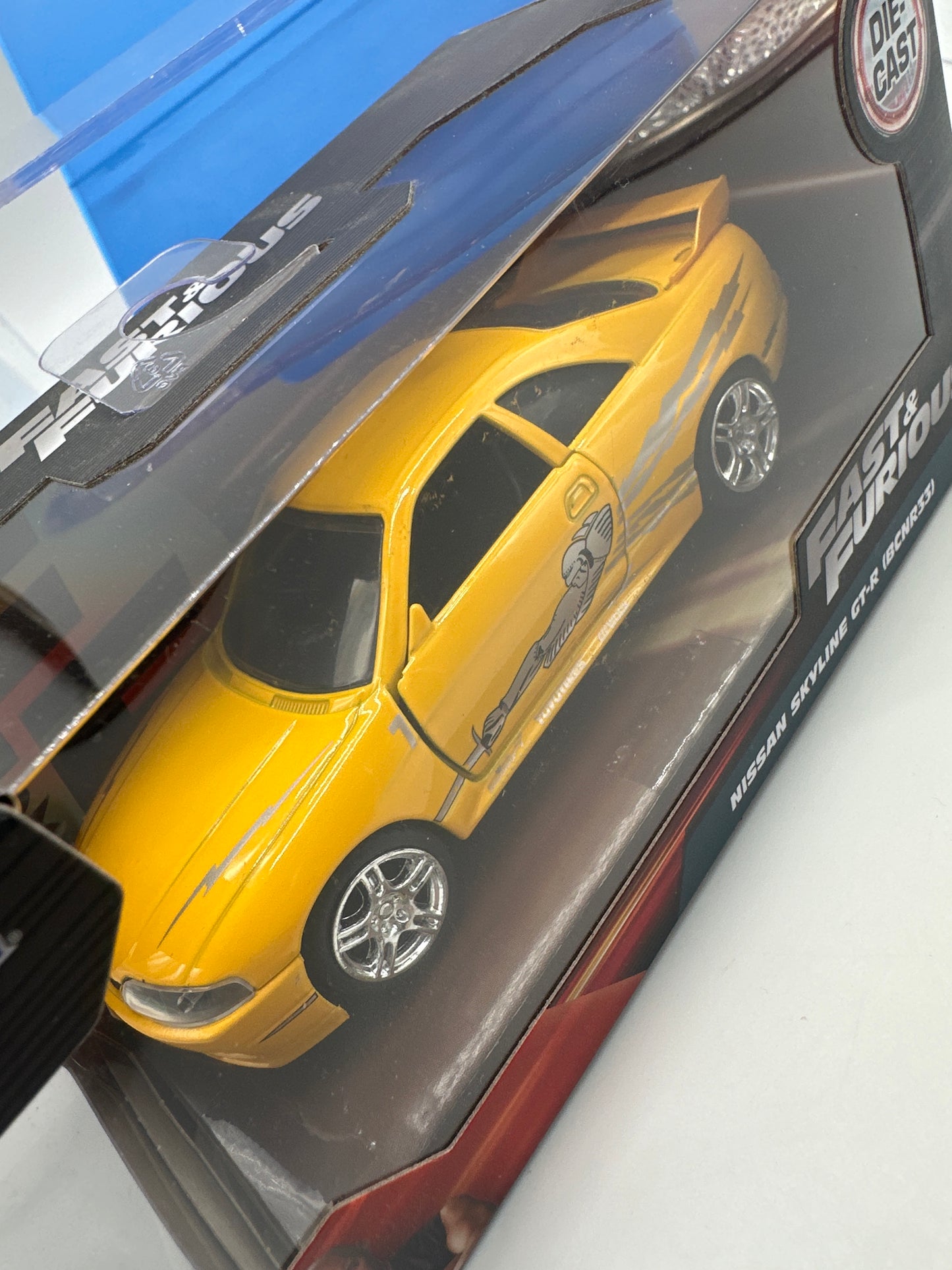 Jada 1:32 Scale - Fast & Furious - Yellow Nissan Skyline GT-R (BCNR33)