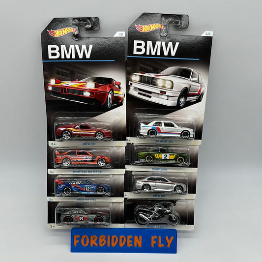 Hot Wheels - Walmart Exclusive 2016 BMW Series - Complete Set of 8