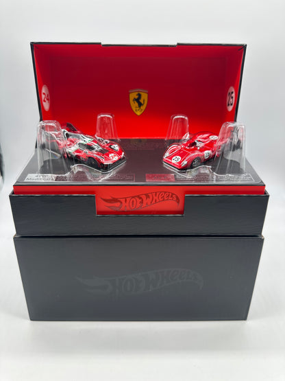 Hot Wheels RLC Red Line Club - 2025 Release - Ferrari Heritage 2 Pack - Ferrari 499P & Ferrari 312P