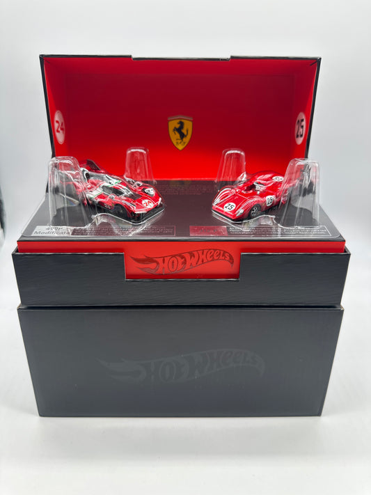 Hot Wheels RLC Red Line Club - 2025 Release - Ferrari Heritage 2 Pack - Ferrari 499P & Ferrari 312P