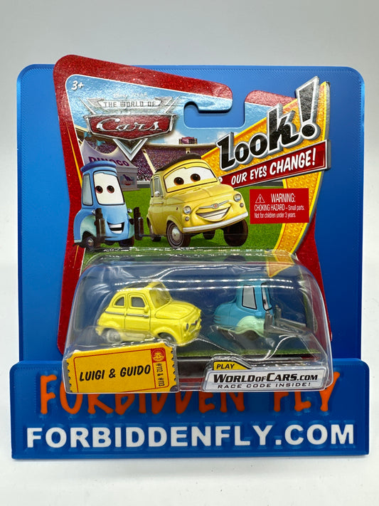 Disney Pixar Cars Movie - World of Cars - Eye Changing Luigi & Guido