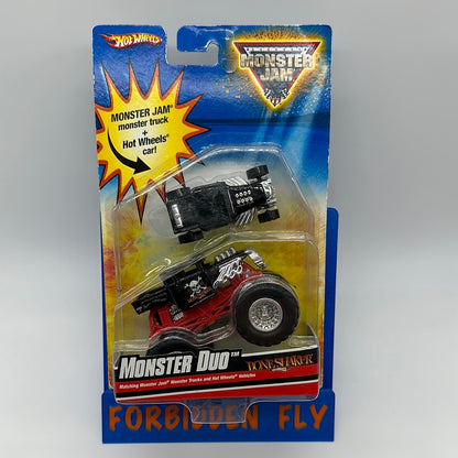 Hot Wheels Monster Jam - 2009 Monster Duo Series - Matching Monster Truck and Hot Wheels Bone Shaker