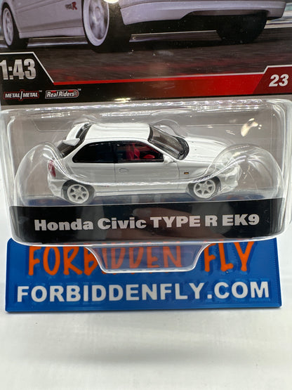 Hot Wheels Premium - 1:43 Scale #23 - Honda Civic Type R EK9