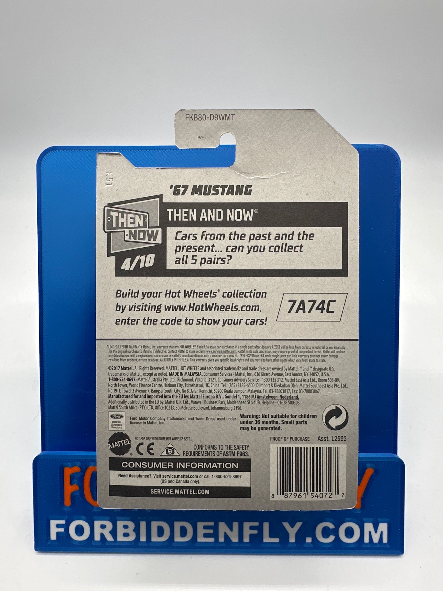 Hot Wheels Mainline - Factory Stickered 2018 - Exclusive Zamac Edition #6/18 - ‘67 Mustang