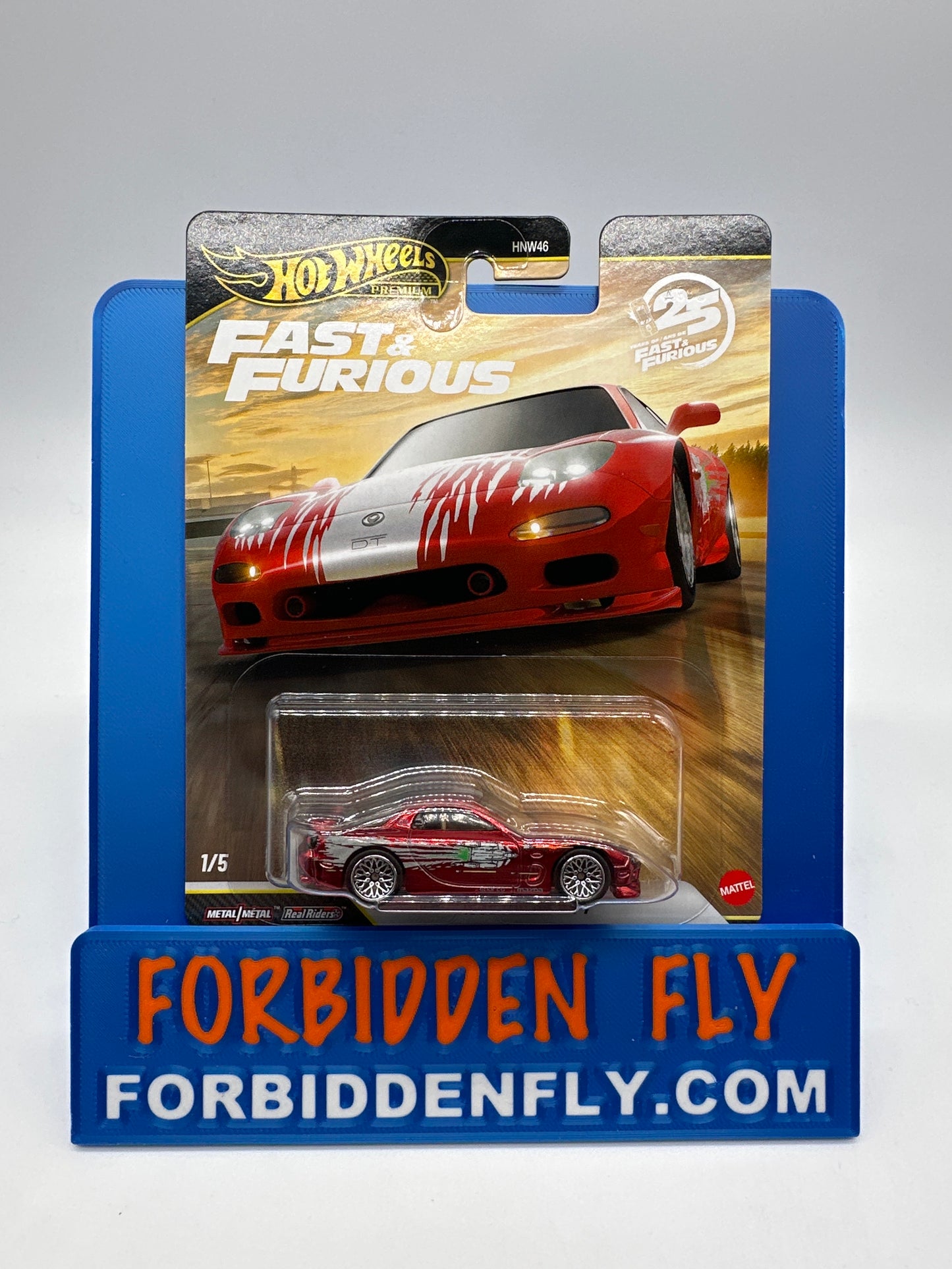 Hot Wheels Premium - Fast & Furious 25 Years Of Fast & Furious - 2026 Mix P - Set of 5