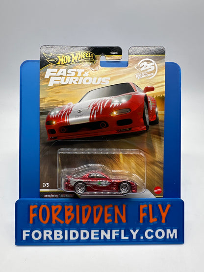 Hot Wheels Premium - Fast & Furious 25 Years Of Fast & Furious - 2026 Mix P - Set of 5