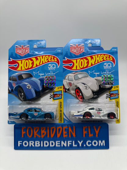 Hot Wheels Mainline - Factory Stickered 2018 - Volkswagen Kafer Racer - Lot Of 2