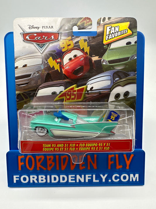 Disney Pixar Cars Movie - Fan Favorites Series - Team 95 and 51 Flo