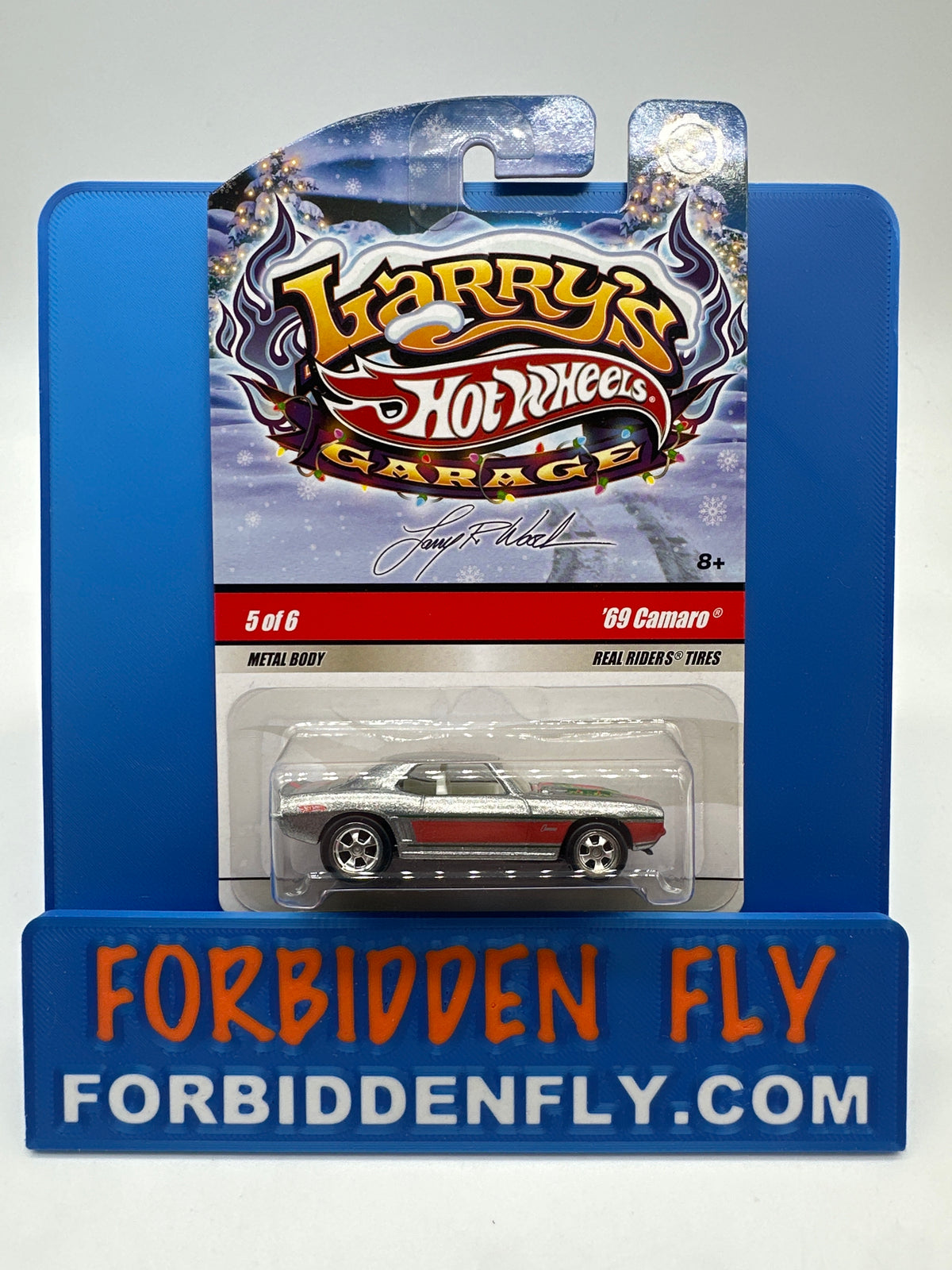 Hot Wheels Premium - Larry’s Garage Series Holiday Edition #5/6 - Silver ‘69 Camaro