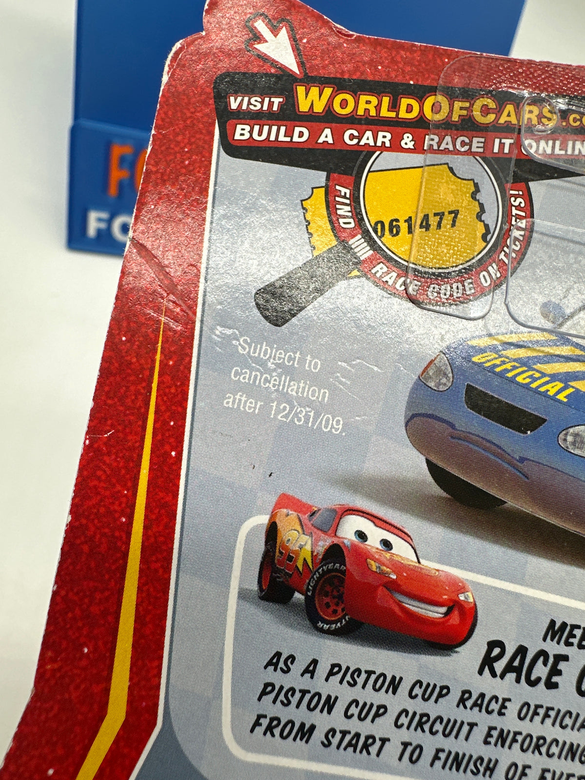 Disney Pixar Cars Movie - Race O Rama - Tumbleweed Lightning McQueen