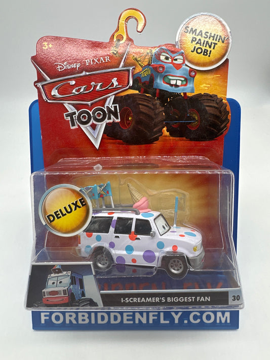 Disney Pixar Cars Movie - Toon Series - Deluxe Size I-Screamer’s Biggest Fan