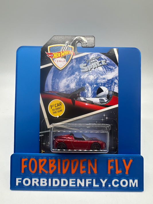 Hot Wheels Mainline - 2019 No Number Special Edition Card - ‘08 Tesla Roadster - 1st Car To Orbit The Sun