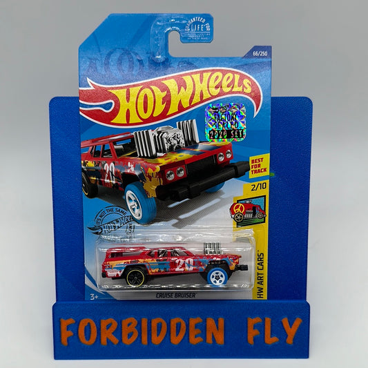 Hot Wheels Mainline - Factory Stickered 2020 - Red Art Car Cruise Bruiser
