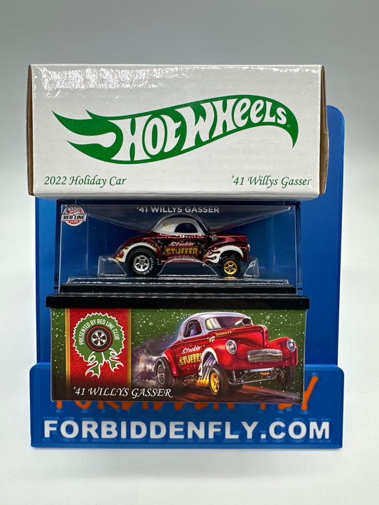 Hot Wheels RLC Red Line Club - 2022 Holiday Car Release - ‘41 Willys Gasser