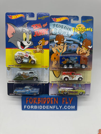 Hot Wheels Premium - Pop Culture 2014 Hannah Barbera Presents Series - Set of 6