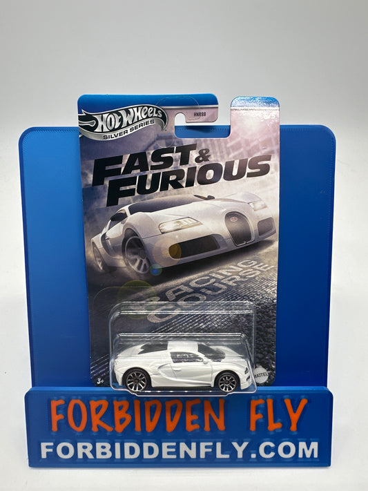 Hot Wheels 2025 Silver Series - Wal Mart Exclusive - Fast & Furious Racing Course Series - #5/5 Bugatti Veyron