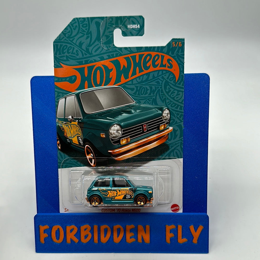 Hot Wheels Mainline - 2024 56th Anniversary - Pearl & Chrome - Custom ‘70 Honda N600