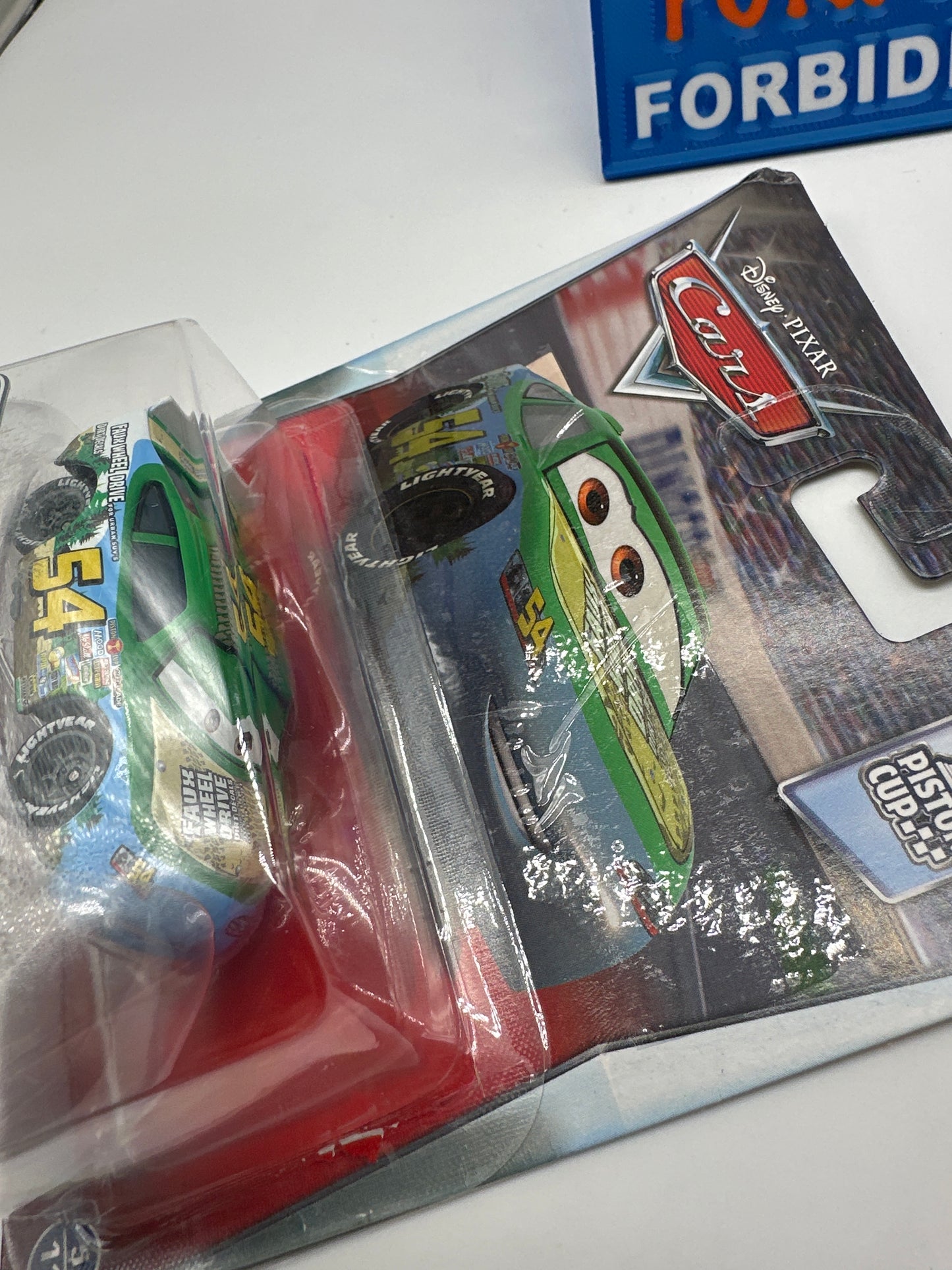 Disney Pixar Cars Movie - Piston Cup Series - Johnny Blamer (Faux Wheel Drive #54)